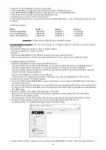 Preview for 24 page of Robe ROBIN iBeam 250 User Manual