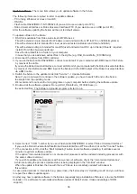 Preview for 36 page of Robe ROBIN iForte User Manual