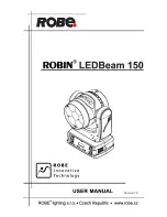 Preview for 1 page of Robe Robin LedBeam 150 User Manual