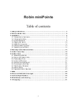 Preview for 2 page of Robe Robin miniPointe User Manual