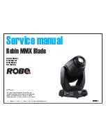 Preview for 1 page of Robe Robin MMX Blade Service Manual