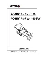 Robe ROBIN ParFect 150 FW User Manual preview