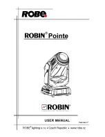 Предварительный просмотр 1 страницы Robe ROBIN Pointe User Manual