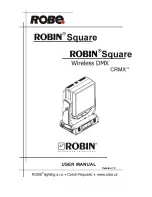 Robe Robin square User Manual preview