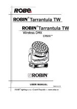 Preview for 1 page of Robe Robin Tarrantula TW User Manual