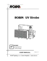 Robe ROBIN UV Strobe User Manual preview