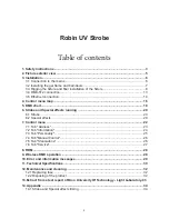 Preview for 2 page of Robe ROBIN UV Strobe User Manual