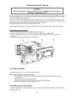 Preview for 32 page of Robe ROBIN UV Strobe User Manual