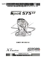 Robe Spot 575 XT User Manual preview