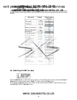 Preview for 22 page of Robe Spot 575 XT User Manual