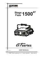 Предварительный просмотр 1 страницы Robe Stage Faze 1500AT User Manual