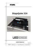 Предварительный просмотр 1 страницы Robe StageQube 324 User Manual