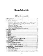 Предварительный просмотр 2 страницы Robe StageQube 324 User Manual