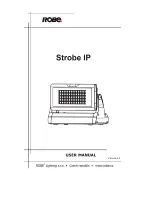 Preview for 1 page of Robe Strobe IP User Manual