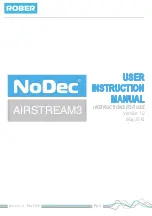 Preview for 3 page of Rober Limited NoDec Airstream 3 User Instruction Manual