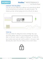 Preview for 20 page of Rober Limited NoDec Airstream 3 User Instruction Manual