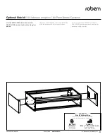 Предварительный просмотр 13 страницы Robern Cartesian Vanity Installation Instructions Manual