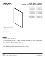 Preview for 1 page of Robern CB-MODM1230FB Installation Instructions Manual