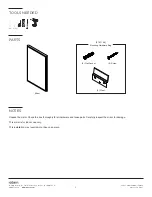 Предварительный просмотр 2 страницы Robern CM2030ND35 Installation Instructions Manual