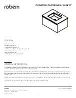 Robern CURATED CARTESIAN VANITY Manual preview