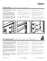 Предварительный просмотр 15 страницы Robern DC2440 Merion Installation Instructions Manual