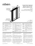 Предварительный просмотр 1 страницы Robern RECEPTION MPR Installation Manual