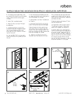 Предварительный просмотр 8 страницы Robern RECEPTION MPR Installation Manual