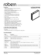 Предварительный просмотр 1 страницы Robern UPLIFT CABINET UC3027FPE Installation Notes