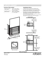 Предварительный просмотр 2 страницы Robern UPLIFT CABINET UC3027FPE Installation Notes