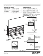 Предварительный просмотр 2 страницы Robern UPLIFT CABINET UC4827FPE Installation Notes