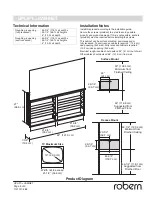 Предварительный просмотр 2 страницы Robern UPLIFT CABINET UC4827FPL Installation Notes