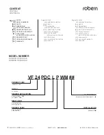 Предварительный просмотр 2 страницы Robern V14 Series Installation Manual