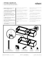 Предварительный просмотр 10 страницы Robern V14 Series Installation Manual