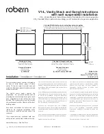 Robern V14 Vanity Instructions Manual preview