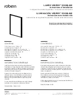 Preview for 19 page of Robern VESPER EDGELINE LIGHTS Installation Instructions Manual