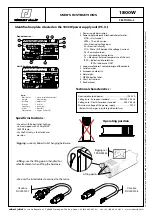 Preview for 6 page of Robert Juliat 1800W MSR Technical File