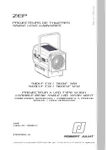 Предварительный просмотр 1 страницы Robert Juliat 340CLF CW Manual