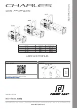 Robert Juliat CHARLES 960SX Series Quick Start Manual предпросмотр