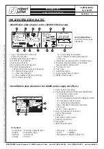 Preview for 8 page of Robert Juliat Lucy 1449 Technical File