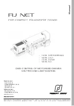 Robert Juliat Lucy 1449B Manual preview