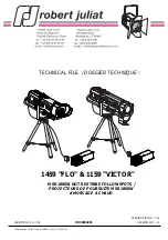 Robert Juliat Victor 1159 Manual preview