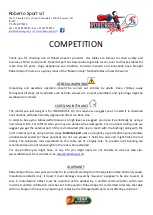 Roberto Sport COMPETITION Instructions preview