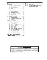 Preview for 3 page of Roberts Gorden bzc 700 Operation Manual