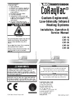 Roberts Gorden CoRayVac CRT-10 Installation, Operation & Service Manual preview