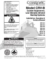 Roberts Gorden Corayvac CRV-B Series Installation, Operation & Service Manual preview