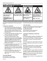 Preview for 20 page of Roberts Gorden CORAYVAC CRVB04PN Instructions Manual