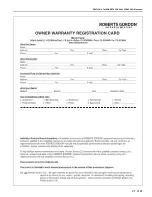 Preview for 25 page of Roberts Gorden CORAYVAC CRVB04PN Instructions Manual