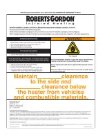 Preview for 28 page of Roberts Gorden CORAYVAC CRVB04PN Instructions Manual