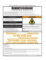 Предварительный просмотр 74 страницы Roberts Gorden DF Installation, Operation & Service Manual