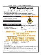 Preview for 82 page of Roberts Gorden Energytube EM-115 Nstallation, Operation And Service Manual